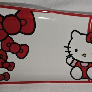 Hello Kitty Red and White Dinner Plate